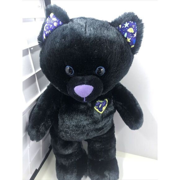 Build A Bear Fall 2022 Halloween Believe in Meowgic Black Kitty Pre-owned - Picture 1 of 13